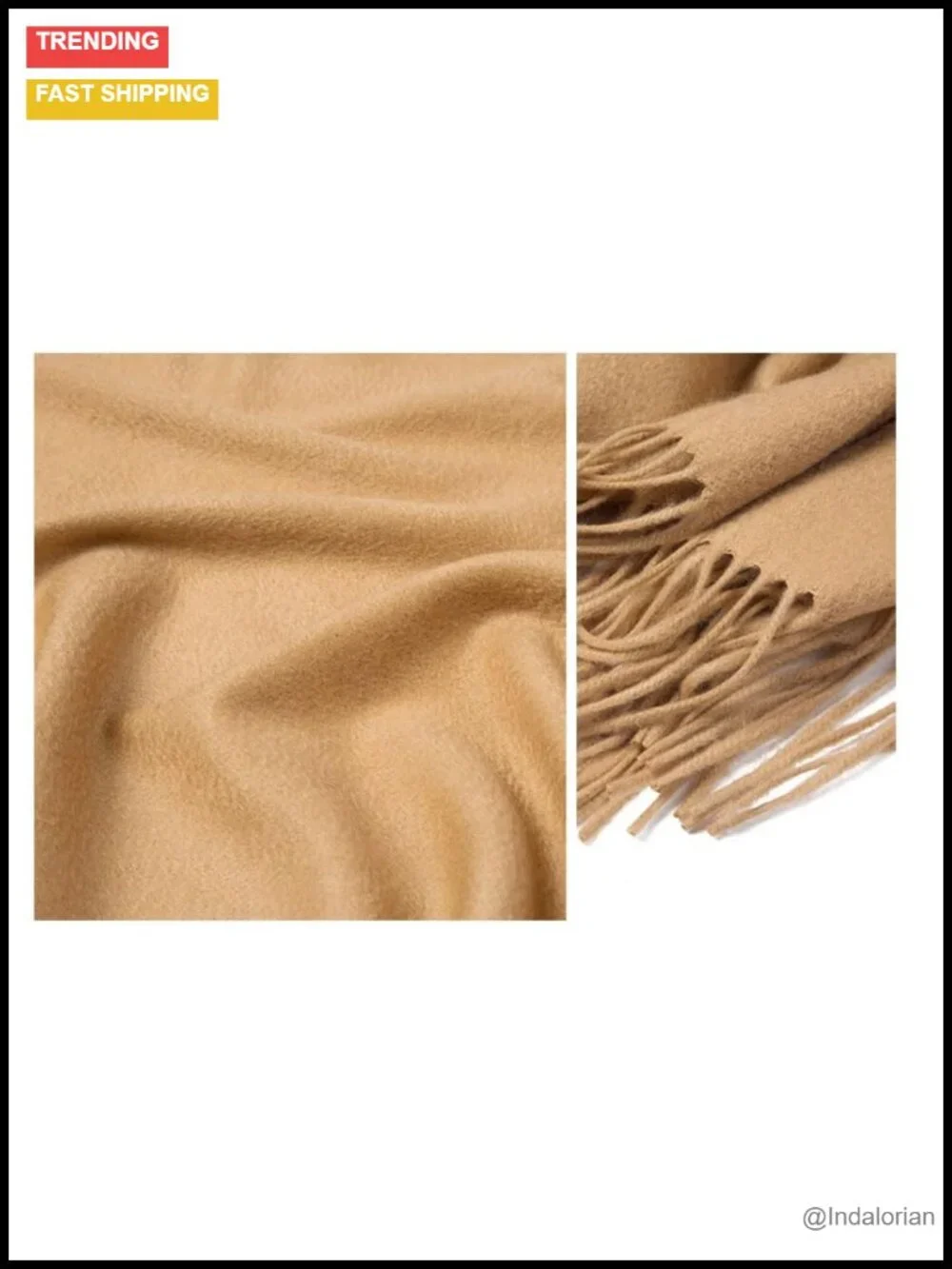 Novawo Wool Pashmina Shawl Wrap Winter Travel Blanket Scarf Women